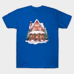 Xmas house cozy winter T-Shirt